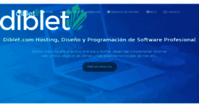 What Diblet.com website looked like in 2017 (7 years ago)