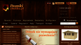 What Domkizbalika.pl website looked like in 2017 (7 years ago)