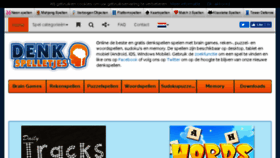 What Denkspelletjes.nl website looked like in 2017 (6 years ago)