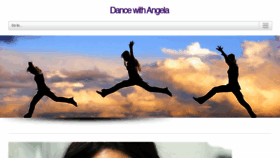 What Dancewithangela.com website looked like in 2017 (6 years ago)