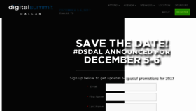 What Dallasdigitalsummit.com website looked like in 2017 (6 years ago)