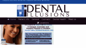 What Dentalillusions.com website looked like in 2017 (7 years ago)
