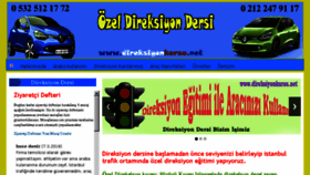What Direksiyonkursu.net website looked like in 2017 (7 years ago)