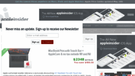 What Deals.appleinsider.com website looked like in 2017 (7 years ago)