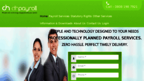 What Dhpayroll.co.uk website looked like in 2017 (6 years ago)