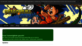 What Dragonball-loads.tv website looked like in 2017 (7 years ago)