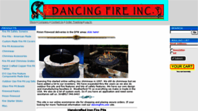 What Dancingfire.biz website looked like in 2017 (6 years ago)
