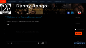 What Dannyrongo.com website looked like in 2017 (6 years ago)