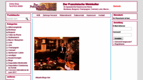 What Der-franzoesische-weinkeller.eu website looked like in 2017 (7 years ago)