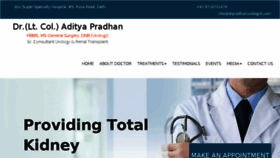 What Drpradhanurologist.com website looked like in 2017 (6 years ago)