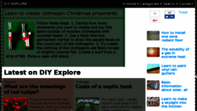 What Diyexplore.com website looked like in 2017 (7 years ago)