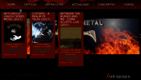 What Diosesdelmetal.org website looked like in 2017 (6 years ago)