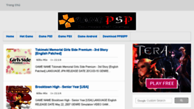 What Downloadpspgames.com website looked like in 2017 (6 years ago)