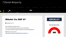 What Dansknetparty.dk website looked like in 2017 (7 years ago)