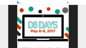 What D6days.com website looked like in 2017 (7 years ago)