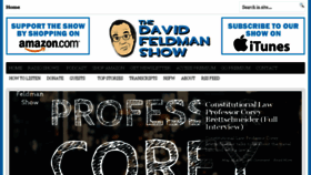 What Davidfeldmanshow.com website looked like in 2017 (7 years ago)