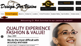 What Designforvision.com website looked like in 2017 (6 years ago)