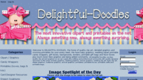 What Delightful-doodles.com website looked like in 2017 (6 years ago)