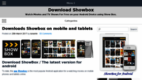 What Downloadshowbox.org website looked like in 2017 (6 years ago)