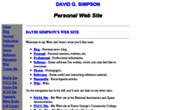 What Davidgsimpson.com website looked like in 2017 (6 years ago)