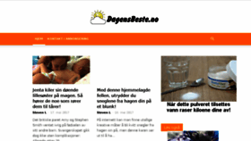 What Dagensbeste.no website looked like in 2017 (6 years ago)