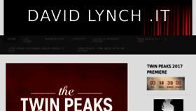 What Davidlynch.it website looked like in 2017 (6 years ago)