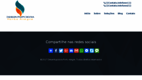 What Desentupidoraportoalegre.com.br website looked like in 2017 (7 years ago)