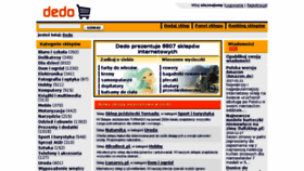 What Dedo.pl website looked like in 2017 (6 years ago)