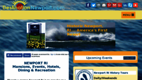 What Destinationnewport.com website looked like in 2017 (6 years ago)