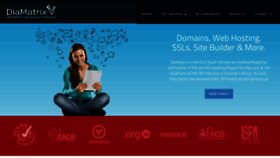 What Diamatrix.co.za website looked like in 2017 (6 years ago)
