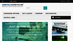 What Digitalwarehouse.com website looked like in 2017 (6 years ago)