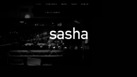 What Djsasha.com website looked like in 2017 (6 years ago)