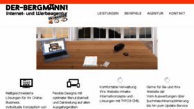 What Der-bergmann.marketing website looked like in 2017 (7 years ago)