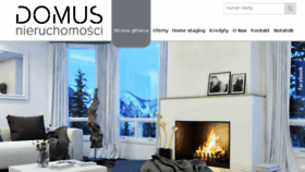 What Domusnieruchomosci.pl website looked like in 2017 (7 years ago)