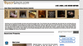 What Decorlinen.com website looked like in 2017 (6 years ago)