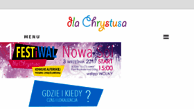 What Dlachrystusa.pl website looked like in 2017 (6 years ago)