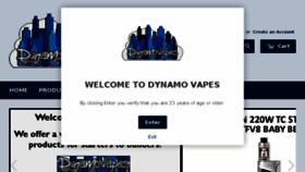 What Dynamovapes.com website looked like in 2017 (6 years ago)