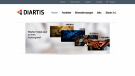 What Diartis.ch website looked like in 2017 (6 years ago)