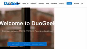 What Duogeek.com website looked like in 2017 (6 years ago)