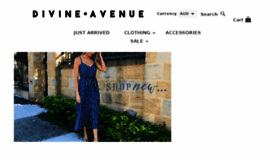 What Divineavenue.com.au website looked like in 2017 (6 years ago)
