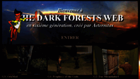What Darkforests.info website looked like in 2017 (7 years ago)