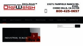 What Digiweigh-usa.com website looked like in 2017 (6 years ago)