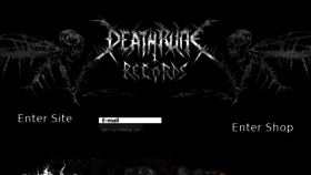 What Deathrune-records.com website looked like in 2017 (7 years ago)