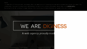 What Diginess.com website looked like in 2017 (7 years ago)