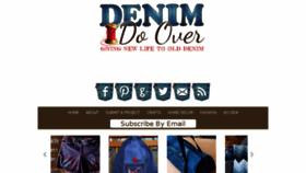 What Denimdoover.com website looked like in 2017 (6 years ago)