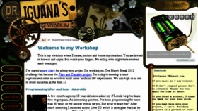 What Dr-iguana.com website looked like in 2017 (7 years ago)