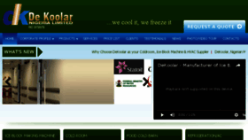 What Dekoolar.com website looked like in 2017 (6 years ago)