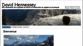 What Davidhennessey.com website looked like in 2017 (6 years ago)