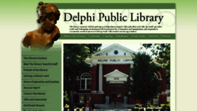 What Delphilibrary.org website looked like in 2017 (7 years ago)
