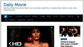What Dailymovie.org website looked like in 2017 (8 years ago)